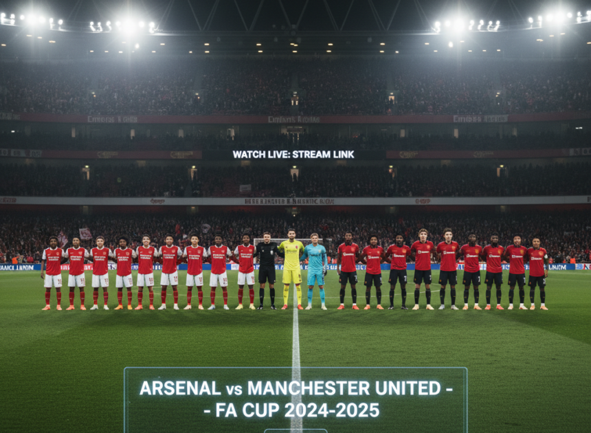 Arsenal vs Man United: Jadwal & Link Streaming Piala FA 2024-2025