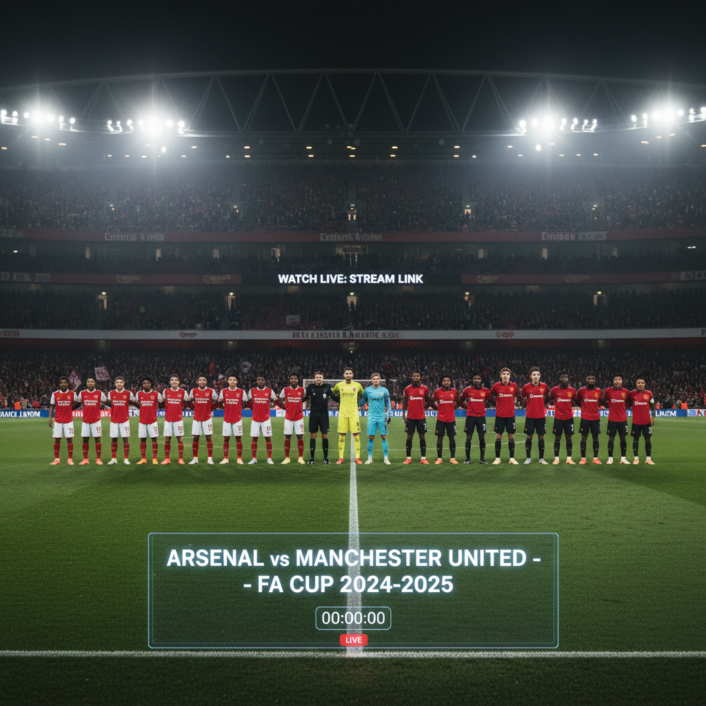 Arsenal vs Man United: Jadwal & Link Streaming Piala FA 2024-2025