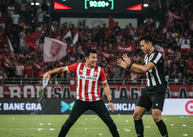 Cugurra Melempar Semprotan Wasit Setelah Kekalahan Bali United