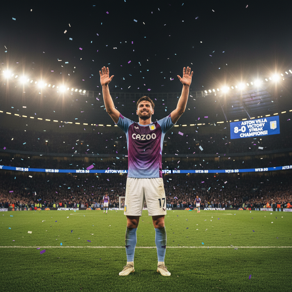 Aston Villa Ngeri Banget, 8 Laga Menang Semua! (Energi Penuh dan Kejutan di Liga)