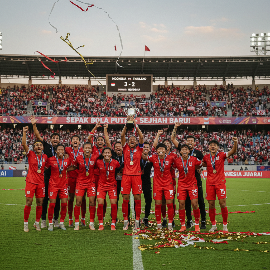 Misi Timnas Sepakbola Putri Cetak Sejarah di SEA Games
